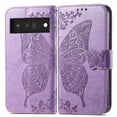thumbnail image 2 of TECH CIRCLE For Google Pixel 9 Pro/Pixel 9 Case,Butterfly Embossed PU Leather Anti-Scratch Folding Wallet Case Card Slots Elegant Stylish Shockproof Cover for Google Pixel 9 Pro/Pixel 9,Lightpurple, 2 of 7