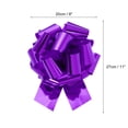 thumbnail image 2 of Uxcell 5Pcs Metallic Large Big Pull Bow Gift Wrapping Bows Ribbon for Wedding Baskets Presents Christmas Purple 8 inch, 2 of 7