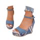 thumbnail image 2 of MKLEKYY Sandalias Cómodas de Verano para Mujer, Sandalias de Cuña Con Plataforma y Boca de Pez, Zapatos Cómodos Con Temperamento, 2 of 4