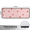 thumbnail image 5 of Kitchen Rugs Sets Of 2,Strawberry Plants Fruit Anti Fatigue Kitchen Mat Rugs Non Slip Washable,Decorative Kitchen Floor Mats for Kitchen,Sink,Laundry,17"x47"+17"x47", 5 of 5