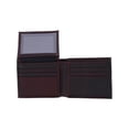 thumbnail image 3 of CTM®  Feather Tooled Leather Bifold Wallet (Men's), 3 of 4