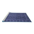 thumbnail image 2 of Ahgly Company Machine Washable Indoor Round Persian Blue Traditional Area Rugs, 4' Round, 2 of 4