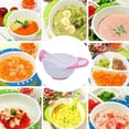 thumbnail image 6 of Baby Grinding Bowl Manual Kids Feeding Bowl Vegetable Fruit Infant Food Masher Set, Pink White, 6 of 10