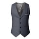thumbnail image 1 of Ceisia Men's Slim V-Neck Single-Breasted Suit Sleeveless Polyester Vest Gift, 1 of 2