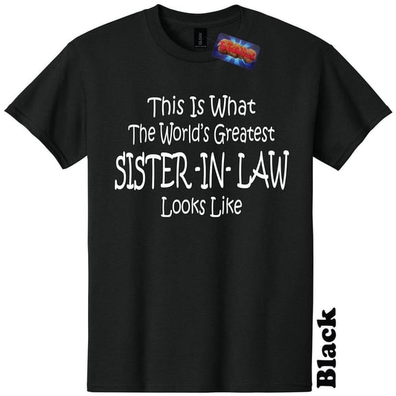 Worlds Greatest Sister in Law Wedding Engagement T-Shirt Tee