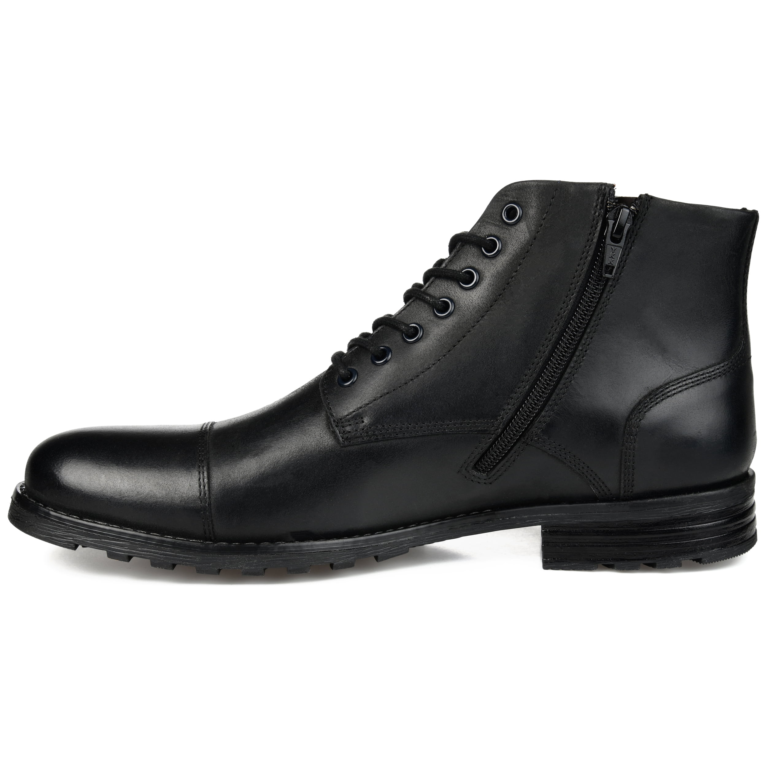 Tuck & Von Men's Lace-up Cap Toe Dress Ankle Boot