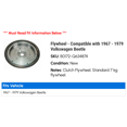 thumbnail image 2 of Flywheel - Compatible with 1967 - 1979 Volkswagen Beetle 1968 1969 1970 1971 1972 1973 1974 1975 1976 1977 1978, 2 of 2