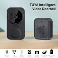 thumbnail image 1 of Timbre de Puerta Inteligente Tuya con CáMara WIFI, Timbre InaláMbrico con AlimentacióN por BateríA de CC y CA, Timbre de Puerta con CáMara Smart Life, B, 1 of 5