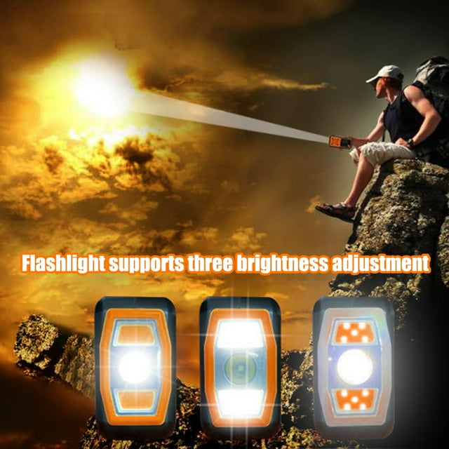 Power Bank Weather Radio,Portable Emergency Radio Outdoor Wind Up Flashlight Radio Portable Emergency Radio Multi-Functional