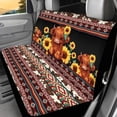 thumbnail image 5 of Qpednta Cute Highland Cow Car Seat Covers Sets 4Pcs Front Seat Protector Carseat Rear Split Bench Cover Universal Vehicle Seat Protector Fit Most Car Truck SUV, 5 of 7