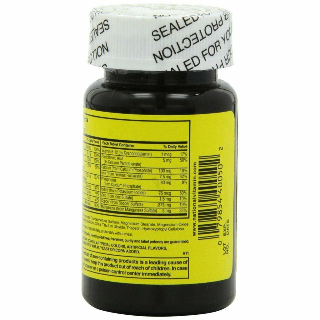 Nature's Blend Elemental SlowPotency Iron Ferrous Sulfate, 60 ct, 5 Pack