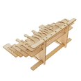 thumbnail image 4 of kurtrusly Wooden Embroidery Stand DIY Cross Stitch Frame Rack Embroidery Hoop Desktop for Sewing Handwork Upgrade Style, 4 of 9