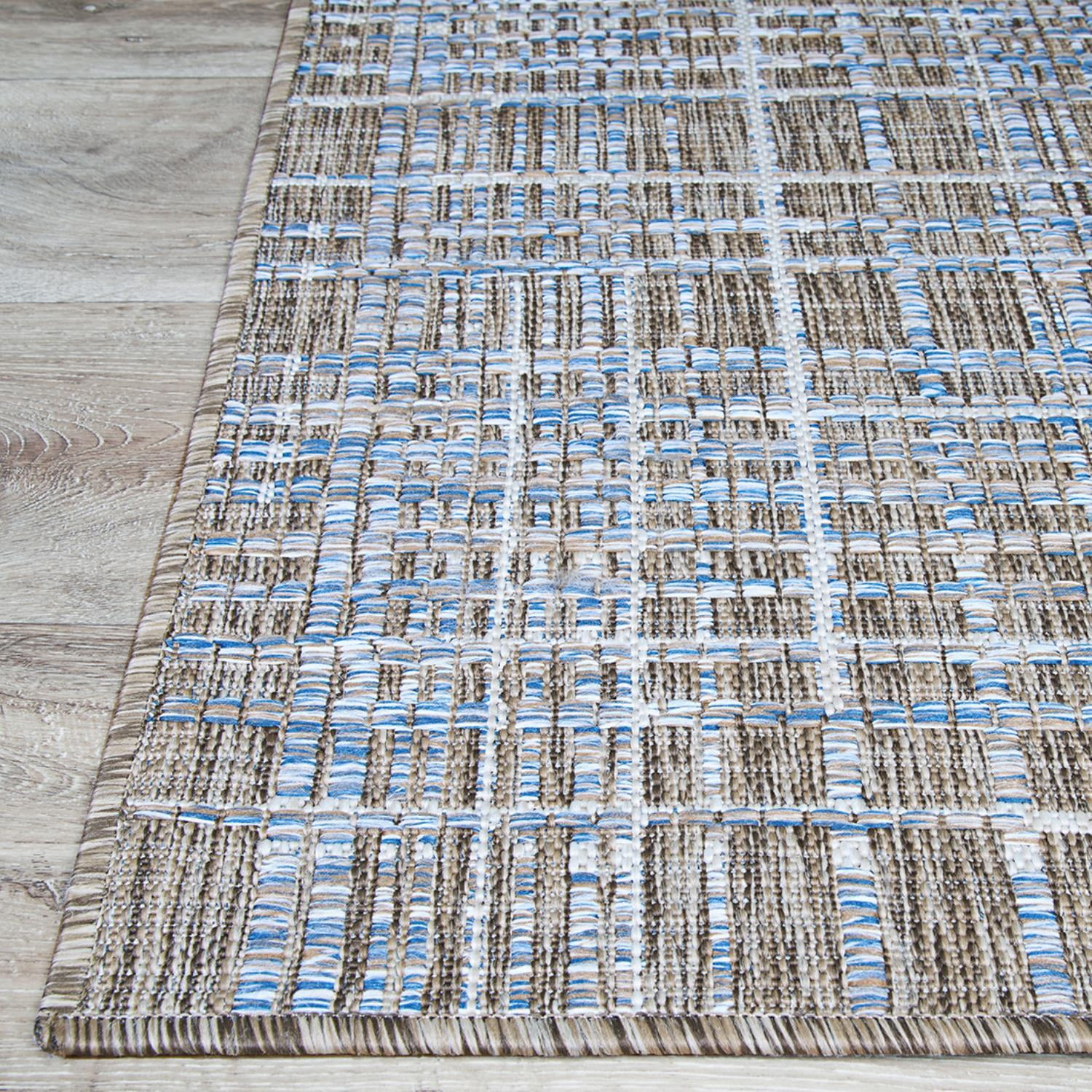 Couristan Charm Ohe Sand-Ivory Indoor / Outdoor Area Rug, 7'10" Round