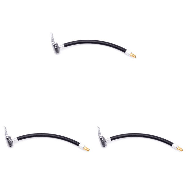 Adaptador de tubo de extensión de bomba de neumático de bicicleta de motocicleta de aire de manguera de inflado (20 cm)