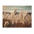 thumbnail image 3 of Designart "Meadows of White Pampas Grass I" Floral Print on Natural Pine Wood, 3 of 5