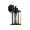 thumbnail image 1 of 11 in. Tall Crichton Transitional 1 Light Rubbed Bronze Outdoor Wall Sconce, 1 of 1