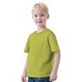 thumbnail image 2 of XinLfly Kids Girls Boys Short Sleeve T Shirt Casual Summer Solid Color Crewneck Basic Tees Shirt Tops Clothes,Green,10, 2 of 8