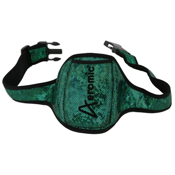 Aeromic Standard Special Edition Mic Belt - Sparkle - Emerald Green