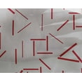 thumbnail image 4 of oneOone Georgette Viscose Fabric Line Geometric Printed Fabric 1 Yard 42 Inch Wide, 4 of 4