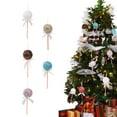 thumbnail image 7 of SLYNSHome Peppermint Candy Ornament,Hanging Candy Balls Decoration Christmas Candy Cane Balls for Christmas Tree Party Home Decor - Pink, 7 of 7