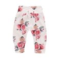 thumbnail image 4 of YMH Girl Flower Floral Print Hooded Hoodie Long Pants Headband Outfits Autumn Set, 4 of 7