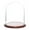 Walnut MDF base, variant on Plymor 8" x 10.25" Glass Display Dome Cloche (Walnut Veneer Base)