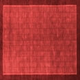 thumbnail image 1 of Ahgly Company Machine Washable Indoor Square Abstract Red Modern Area Rugs, 5' Square, 1 of 4