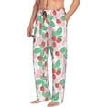 thumbnail image 3 of Kdxio Strawberry Print Men's Sleep Pajama Pant Lounge Pants with Pockets, 3 of 8