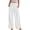 White, variant on Sundazz Wide Leg Pants for Women Summer Smocked Waisted Palazzo Pants Baggy Flowy Trousers, XS-XL