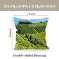 thumbnail image 4 of LALILO Throw Pillow Covers And Wine Sea Spain Vineyard Country Cushion Cover 18" x 18", 2 Pack, 4 of 6