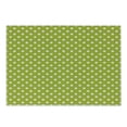 thumbnail image 1 of Retro Cutting Board, Vintage Old Fashioned 60s 70s Inspired Polka Dots Pop Art Style Art Print, Decorative Tempered Glass Cutting and Serving Board, Small Size, Lime Green and White, by Ambesonne, 1 of 1