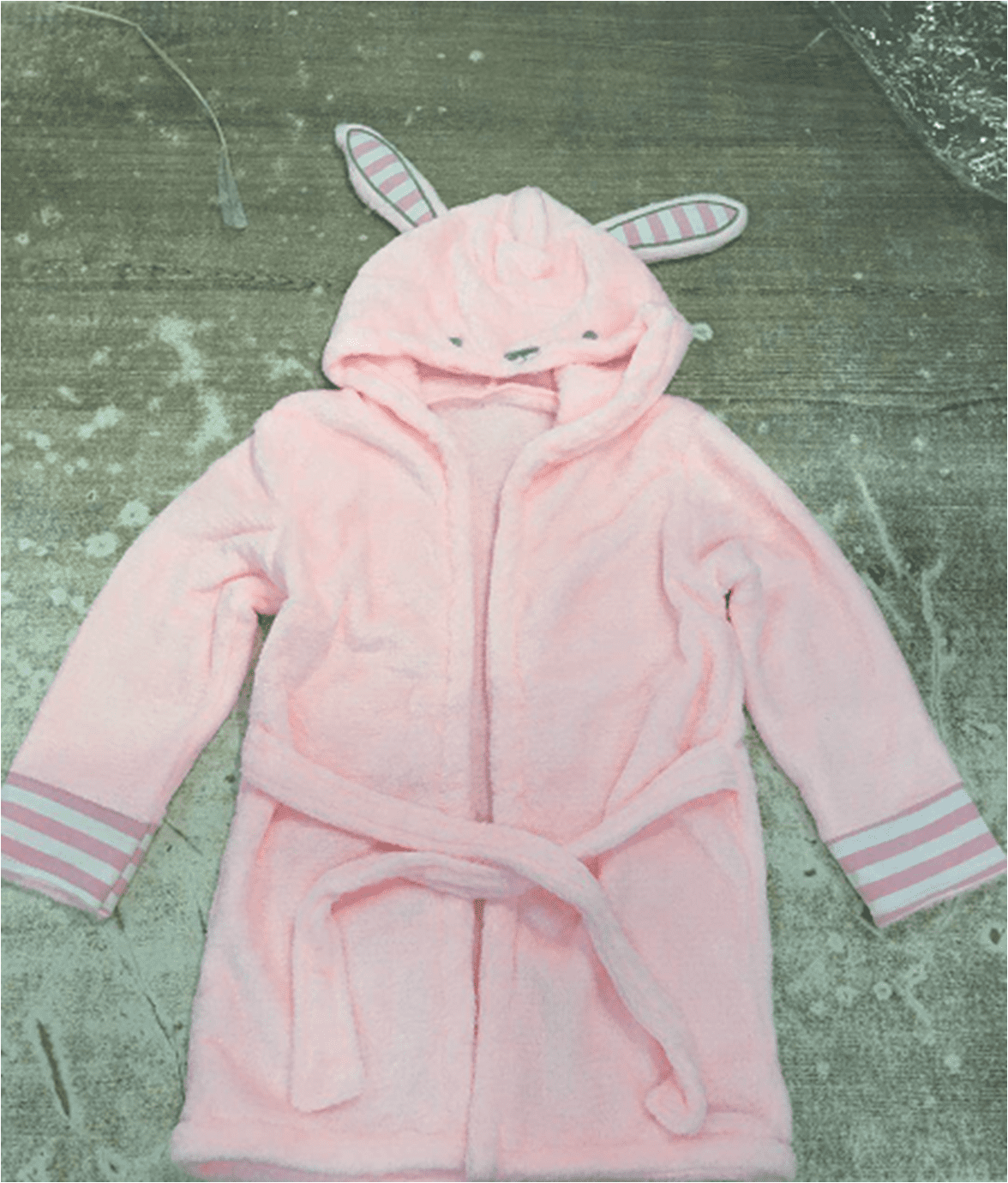 toddlers cute soft hooded dressing gown robe babys, babies, blue or pink Baby 