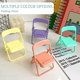 thumbnail image 2 of Paquete de 4 mini soportes para teléfono para silla, bonito soporte plegable ajustable para teléfono de Color caramelo, decoración para teléfono y tableta ER, 2 of 5