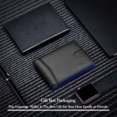 thumbnail image 2 of SYMMEXA Men's wallet genuine pickup bag RFID anti-theft brush money clip dollar clip, 2 of 6