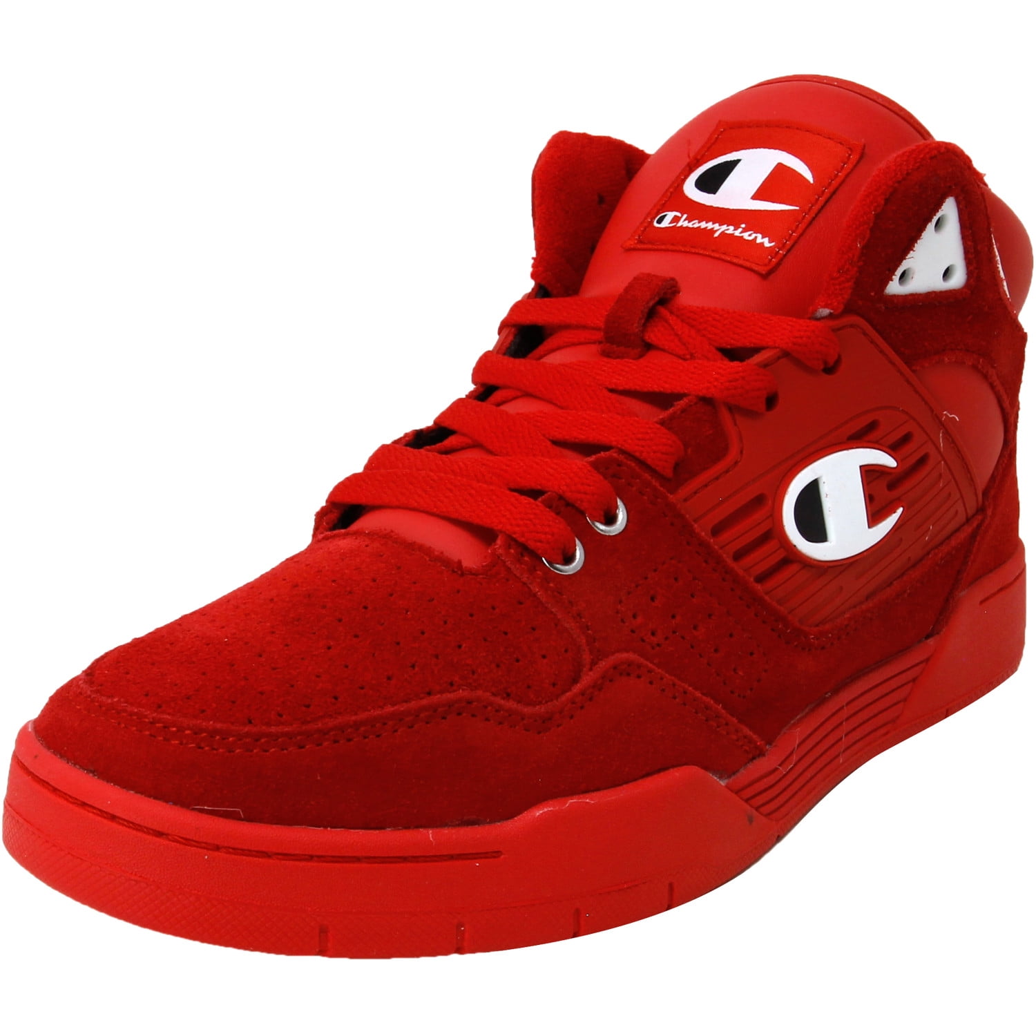 Champion Men's 3 On Suede Red High-Top 