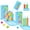 2pcs, variant on Mini Color Stack Challenge,new 2026 Portable Educational Travel Game Includes 40 Colorful Rings, Making It The Perfect Fun Gift To Improve Concentration and Logical Thinking Skills.