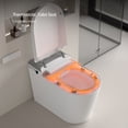 thumbnail image 6 of Smart Toilet, Bidet Toilet with Remote Control, Electric Tankless Toilet with LED Display, Aromatherapy System, Warm Water And Dry, Off Seat and Foot Sensor Flush, White, 6 of 7