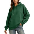 thumbnail image 2 of SYwaren Casual Hoodie for Women Oversized Pullover Long Sleeve Sweatshirt Side Slit with Pockets Tops, 2 of 9