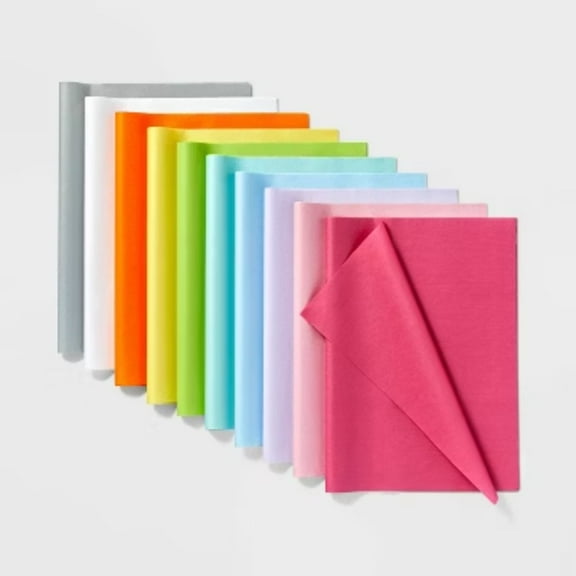 50ct Solid Pastel Colors Gift Wrap Tissue Paper