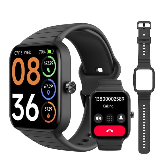 Reloj inteligente SKG V7 Cyber Black con Alexa para Android e iOS
