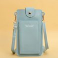 thumbnail image 1 of Crossbody Mobile Phone Cover Women Bag Universal Model Organizer Cell Pocket Touch Screen Case Wallets Shoulder Bags PU Handbag, 1 of 6