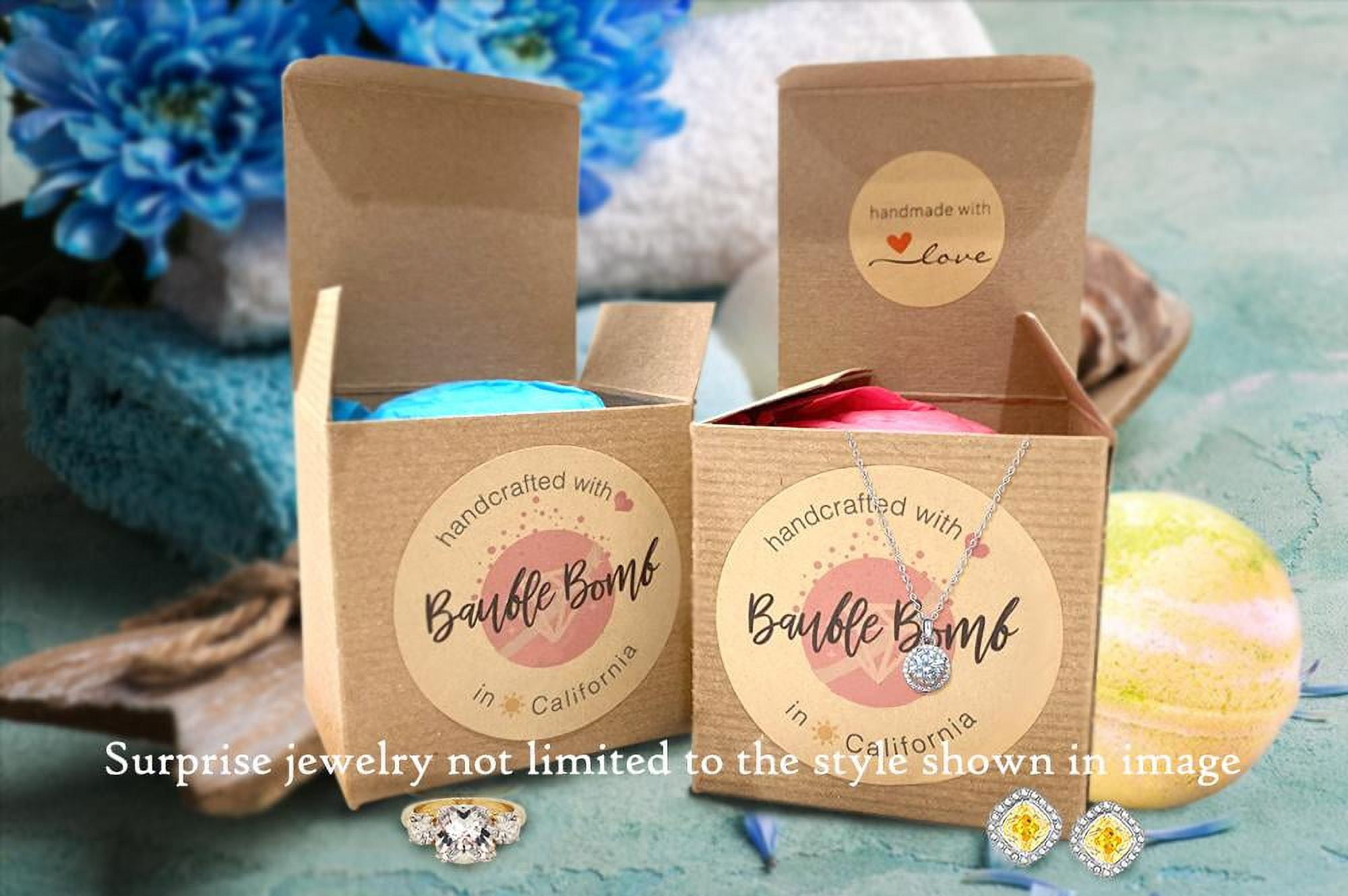 Ivy & Bauble Handmade Sweet Fruit Scent Jewelry Bath Bombs with Surprise Ring |Made in USA |No Paraben No Preservatives No Phosphate| Aroma Therapeutic Moisturizer for Bubble & Spa Bath| 8oz-Size 7