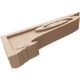 thumbnail image 6 of 4"W x 24"D x 8"H Thin Scroll Rough Cedar Woodgrain TimberThane Corbel, Primed Tan, 6 of 6