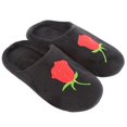 thumbnail image 3 of Clearance Sale!1Pair Memory Foam Indoor Slippers for Women Warm Plush Home Slipper Autumn Winter Shoes House Flat Floor Soft Slient Slides Bedroom Green 2 36-37, 3 of 6