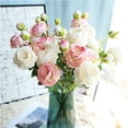 thumbnail image 6 of SPRING PARK Artificial Rose Flowers Peony Fake Flower Cloth Flowers Rose for Home Bridal Wedding Party Festival Decor, 6 of 7