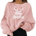 thumbnail image 2 of Sudaderas para mujer, suéteres navideños para fiestas, divertidos, con estampado gráfico, cuello redondo, manga larga, regalos, camisa, sudaderas con capucha de moda, top, 2 of 8