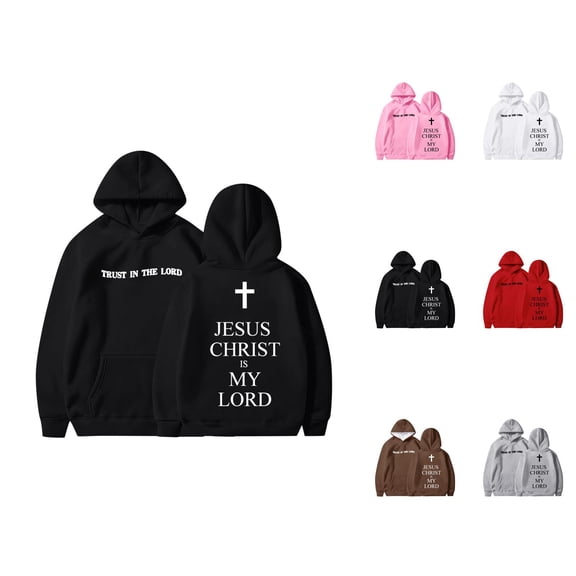 Christian Hoodies for Girl Bible Verse Long Sleeve Graphic Hooded Sweatshirt with Pockets Kids Pullover Tops