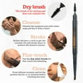 thumbnail image 4 of Bolígrafo para rellenar barba Follicle Booster, impermeable, negro, paquete de 2, 4 of 6