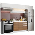 thumbnail image 1 of Cocina Integral 280cm Marina Madesa 01 - Blanco/Marrón, 1 of 5