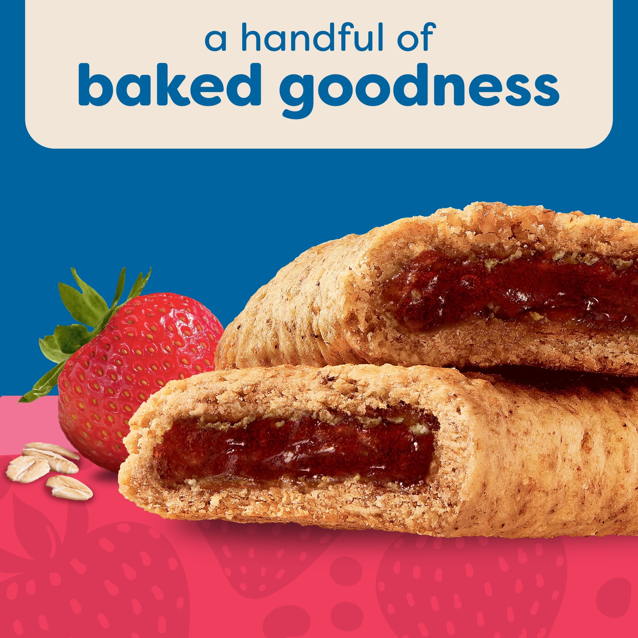 Kellogg's Nutri-Grain Strawberry Chewy Soft Baked Breakfast Bars, Kids Snacks, 20.8 oz, 16 Count pack of 2